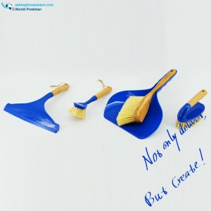 Brushes Glanadh Bambú Teaghlaigh Akbrand Socraigh 4in1 i nDatharc Gorm Deep