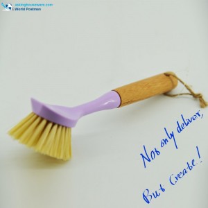 Scuab Glanadh Mhias Akbrand Bambú a láimhseáil