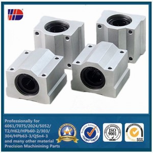 Gabhálais alúmanaim saincheaptha OEM Páirteanna meaisínithe muilleoireachta