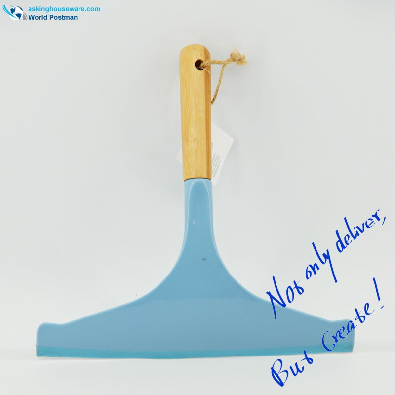 Fuinneog Cuimilte Fuinneog Akbrand Bamboo Squeegee i Sky Blue Color