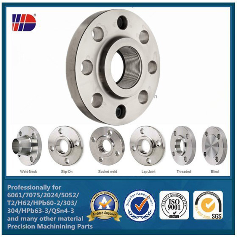 flange alúmanaim saincheaptha meaisínithe cnc saincheaptha