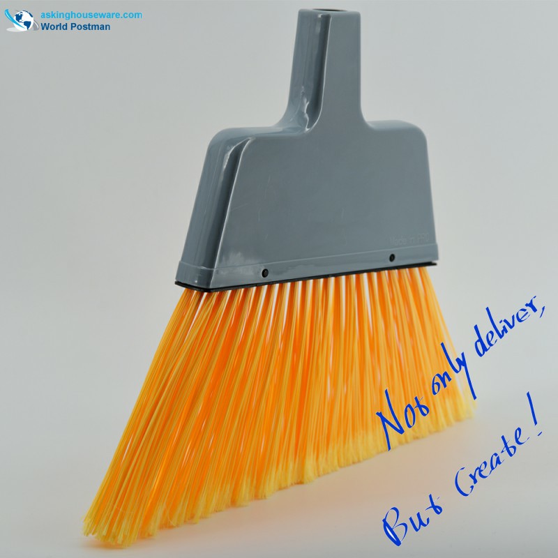 Ceann Plaisteach Broom Broom le Bord Scuab ceathairshleasach agus guairí fada fabhracha