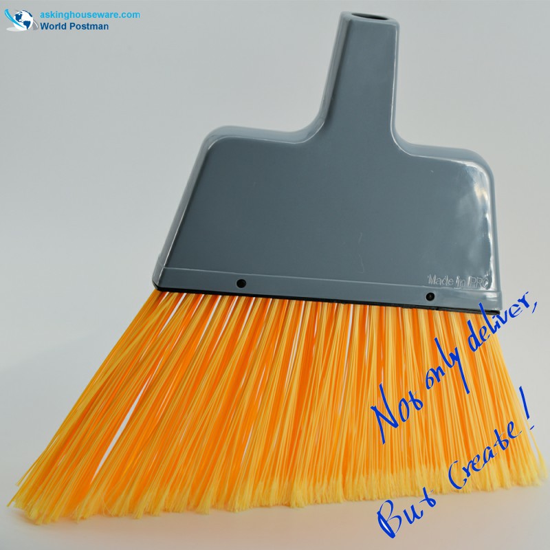Ceann Plaisteach Broom Broom le Bord Scuab ceathairshleasach agus guairí fada fabhracha