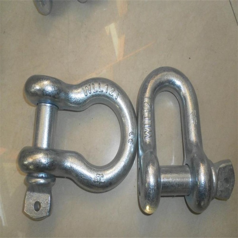 Galvanized Cineál US brionnaithe G209 Scriú PIN Bow Shackle