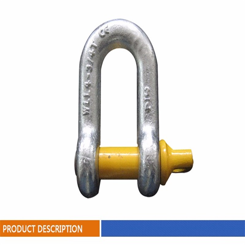 G2150 Cineál Bolt Cineál Alloy Alúmanaim Cineál Galvanized Bolt US brionnaithe D Shackle