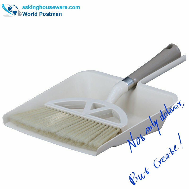 Akbrand Dustpan Brush Broom le Dpanpan Méid na gCearnóg