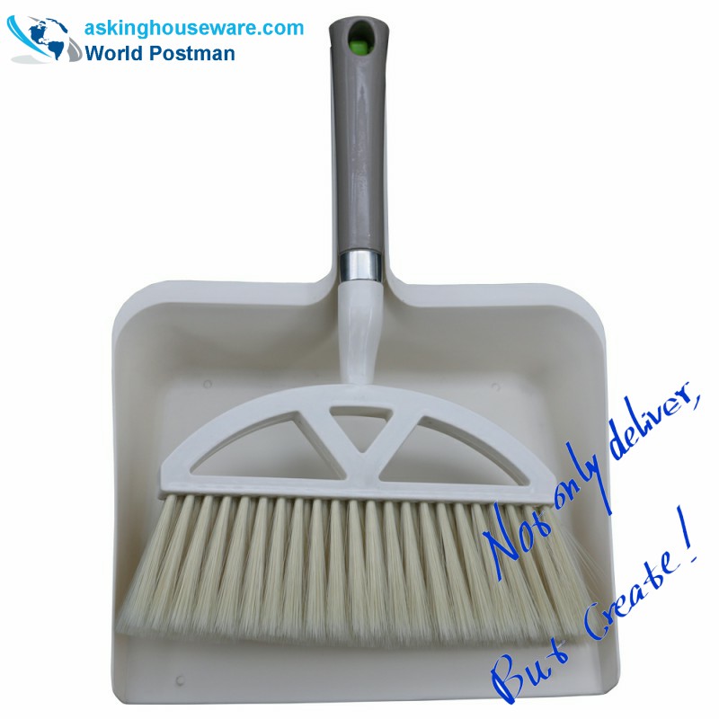 Akbrand Dustpan Brush Broom le Dpanpan Méid na gCearnóg