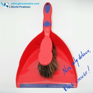 Akbrand Dustpan Brush Broom le Guairí an Tail Capall
