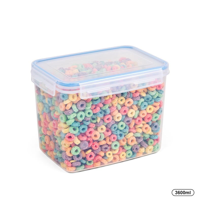 Gabhdáin Stórála Stórála Saor ó Phlaisteach Cistine BPA le Lids Glactha - Sraith de 4 (122.99 oz / 3.6L)