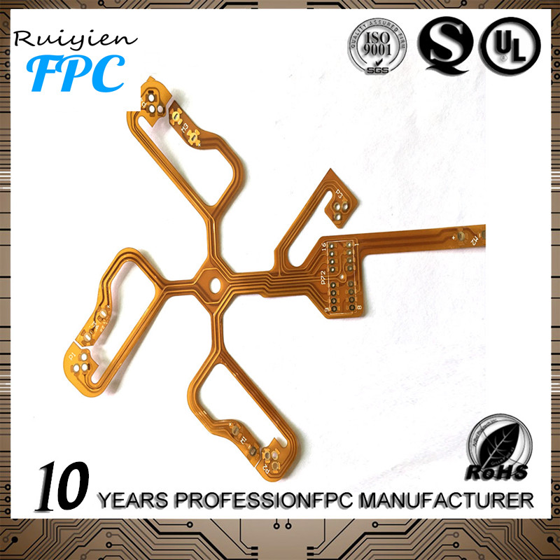 Ruiyien PCB, modúl ceamara fpc FPC Polyimide Scannán Iarratais Leictreonach FPC Maol Cábla ciorcaid phriontáilte solúbtha