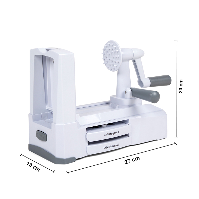 Uirlisí cistine mandoline 3 cutter slicer lanna agus sorcóir torthaí