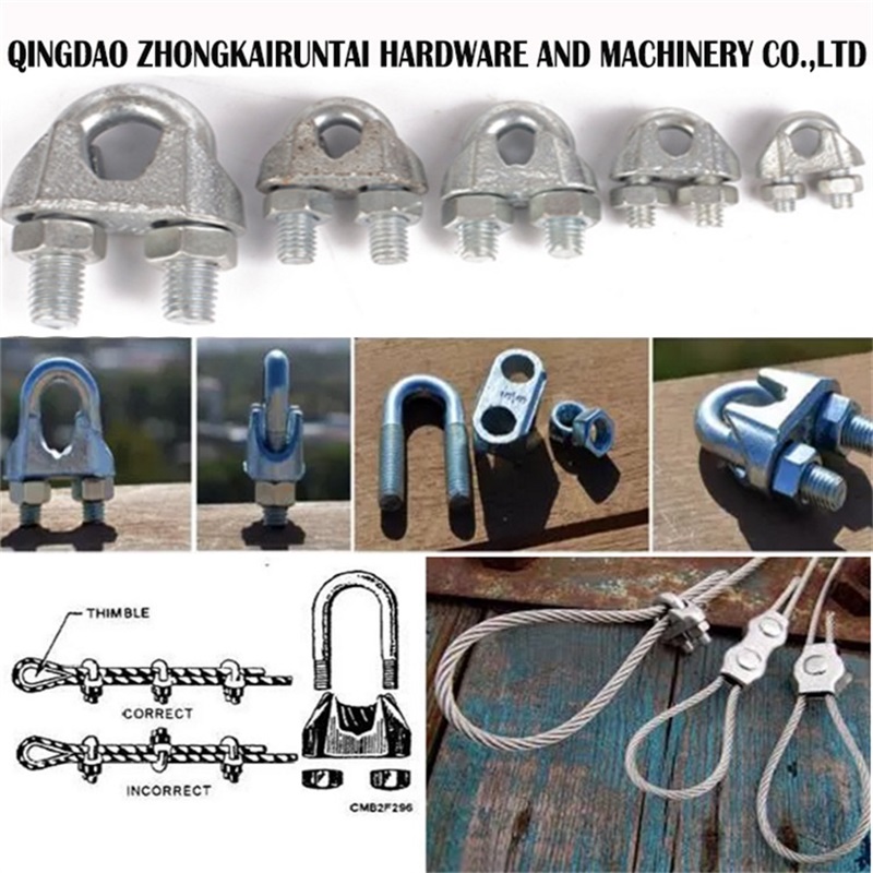 Clip Rope Sreang Cruach dhosmálta Dualgas Trom AGUS Clamp Rope Sreang