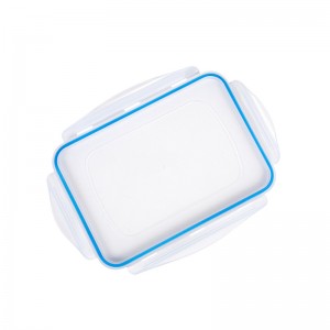 122.99 oz / 3.6L Cistine Coimeádáin Stórála Arbhair Phlaisteacha Saor ó Phlaisteach Le Lids Glasála