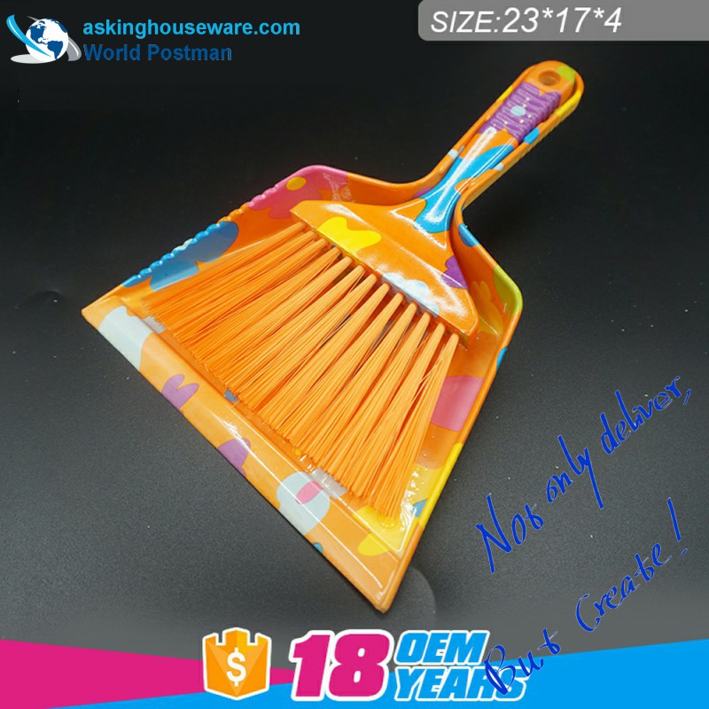 Akbrand Buí Flower Uisce Marc Scuaibe Dustpan Drochdhéanta Broom Size Size