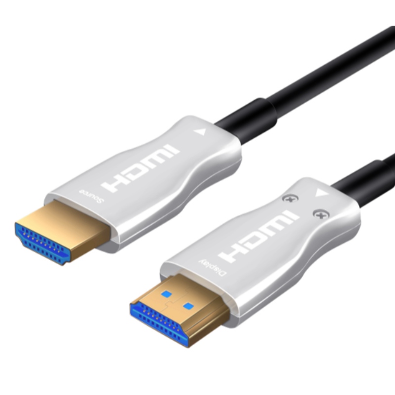 18 Gbps Cábla Optúil Gníomhach HDMI Cábla Tacaíocht V2.0B 4K 4: 4: 4 ag 60Hz