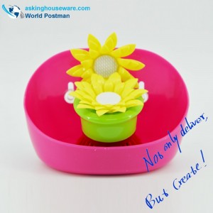 Scuab Glanadh Cistine Akbrand agus Sraith Bosca Stórála le Suckers at Side