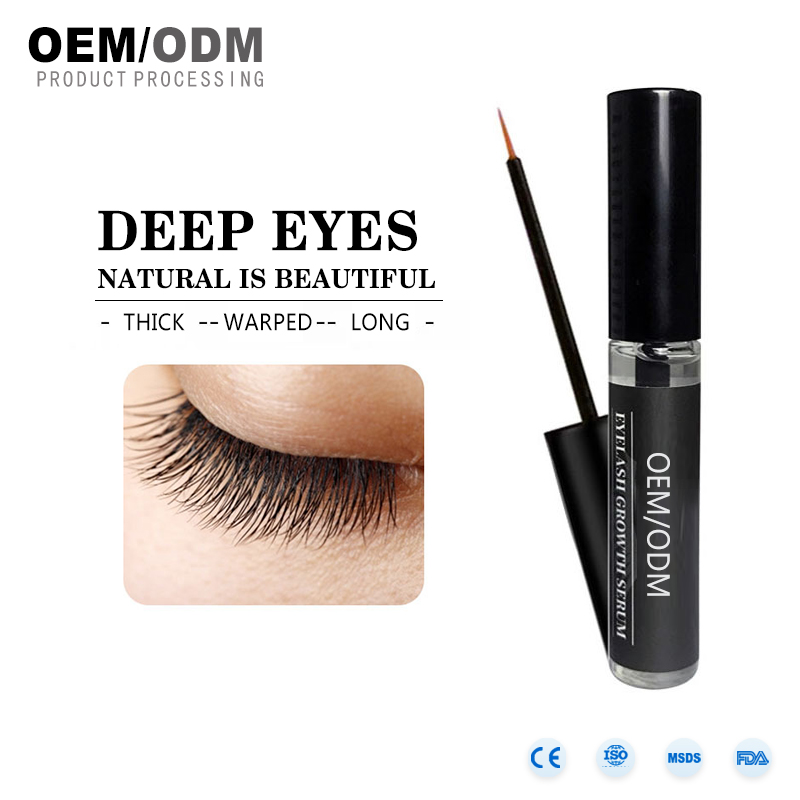 Fabhraí Faofa FDA Leachtacha Áilleacht Super Nádúrtha Eyebrow Lash Enhancer Fásshlabhra Serum