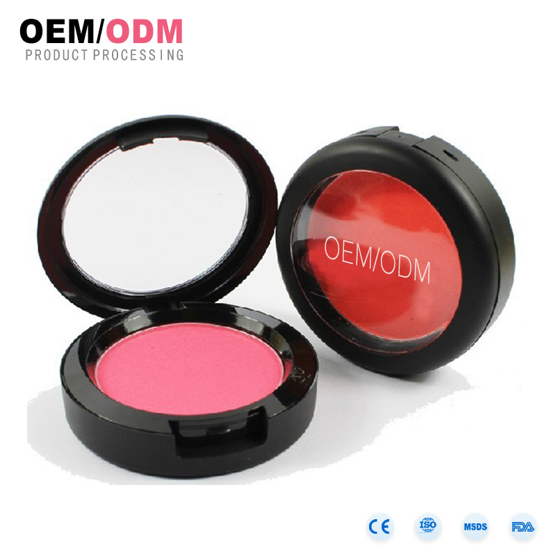 Makeup aghaidh OEM lipéad príobháideach blush uiscedhíonach blush blusher cairtchláir dathanna aonair