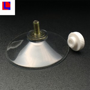 Sraith trí shúchán Pvc Cupán Cheap Mount, sucker rubair