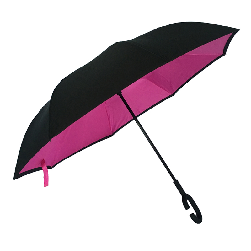 23Inch 8Ribs Umbrella Droim ar Ais Chun Cinn Fógraíochta Miondíola