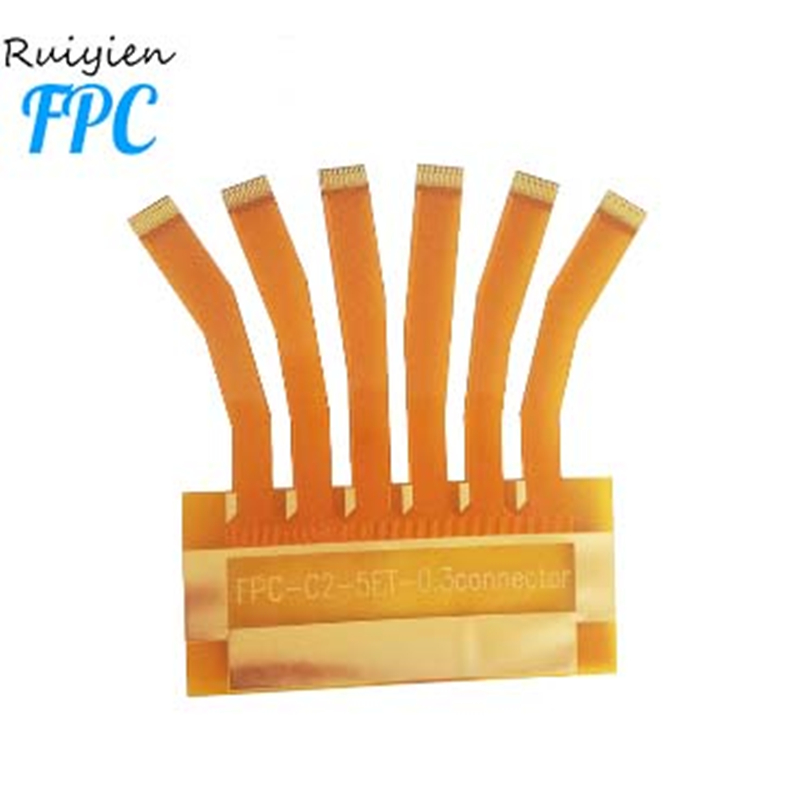 Íseal Praghas sciath cábla flex Sampla Saor in Aisce Scáileán dteagmháil Fpc Monaróirí 4 Sraith FPC PCB 1.0MM Páirc FPC / FFC Flex Bord