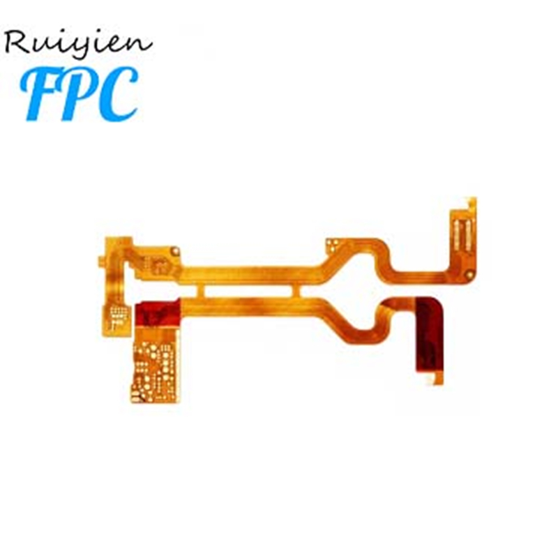 Íseal Praghas sciath cábla flex Sampla Saor in Aisce Scáileán dteagmháil Fpc Monaróirí 4 Sraith FPC PCB 1.0MM Páirc FPC / FFC Flex Bord