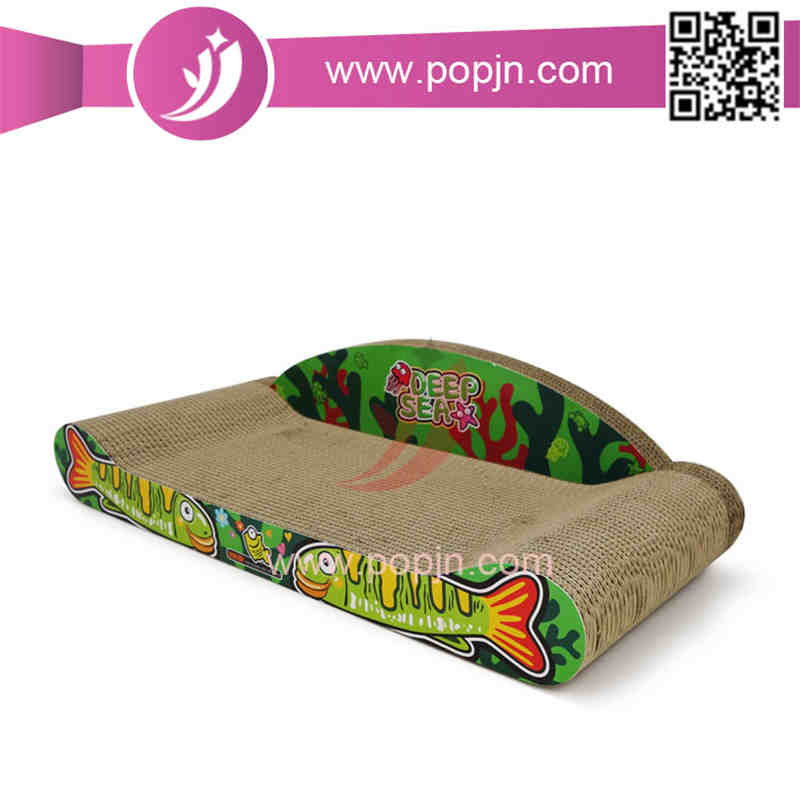 leaba teach cartúis foldable cat cartúis scratcher