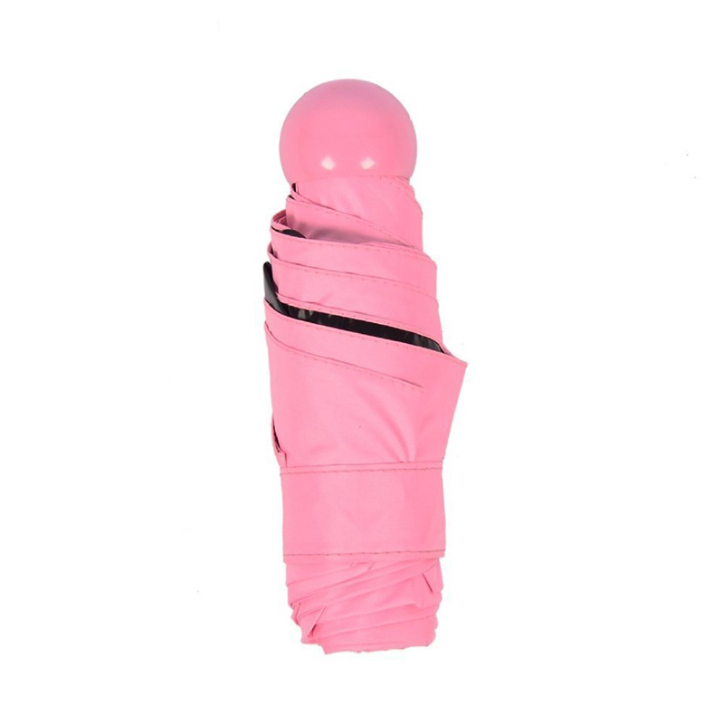 Umbrella 2019 6 Painéal Mini 5 huaire scáth dubh frith-ubha scáth bándearg capsule bándearg