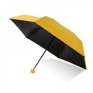 Mórdhíol parasol Sínis Fógraíocht Cheap Mini Capsule 5 fillte Umbrella