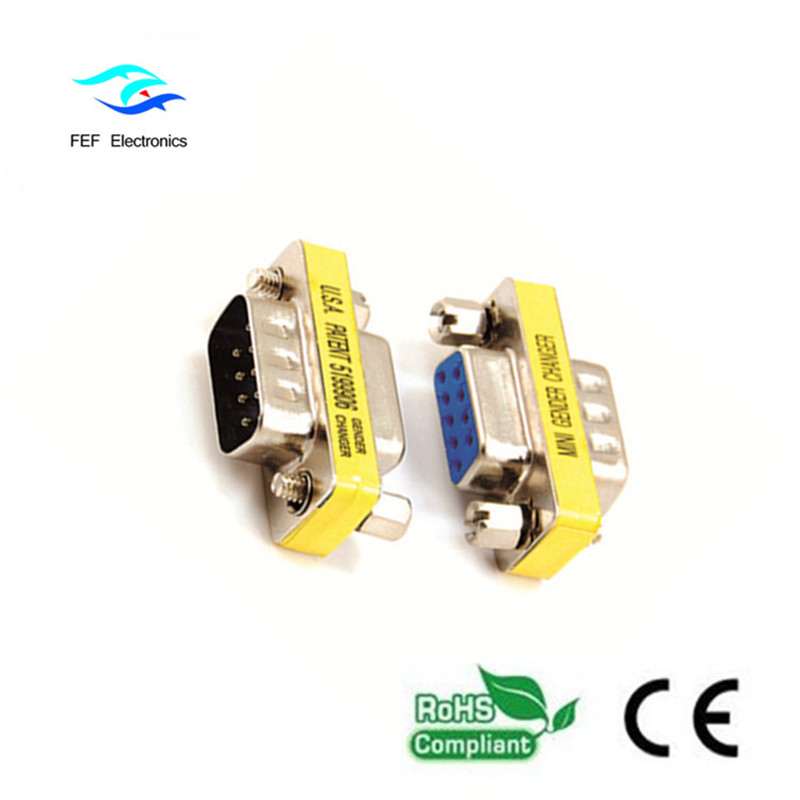 DB 9Pin fireann le DB 9Pin cuibheoir baineann Cód: FEF-V-013