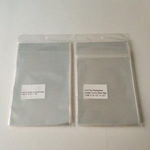 Mála Leabhar Comic Golden Crystal Clear 2mil In-Inchláraithe