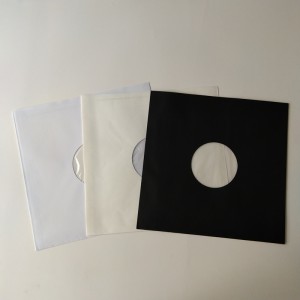 33RPM Páipéar Bán Taifead Istigh Sleeves Polylined Le Poll le haghaidh 12 Taifead Vinyl