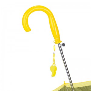 Scáth scáth ainmhí le dearadh cartúin Auto scáth díreach 19inch oscailte do na páistí