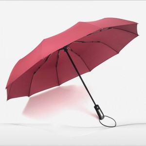 Bronntanais comapny priontála saincheaptha 3 huaire AOAC umbrellla fiberglass fráma gaoithe resistant