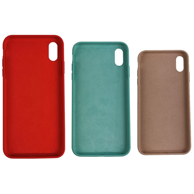 Cás Leachtacha Silicone Leachtacha Bog Fón le haghaidh Xs iPhone
