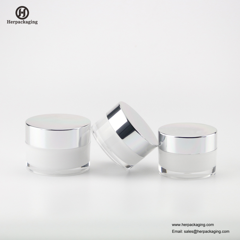 HXL212B Ciorcal Cosmaideacha Folamh Babhta Coimeádán Balla Dúbailte Skincare Jar