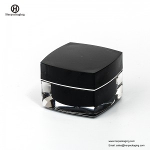 HXL214 Babhta Cosmaideacha Folamh Babhta Coimeádán Balla Dúbailte Skincare Jar