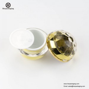 HXL216A Ciorcal Cosmaideacha Folamh Coimeádán Balla Dúbailte Skincare Jar