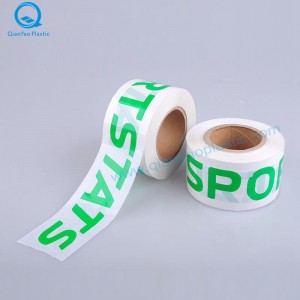 Téip Rabhadh Priontála CUSTOM; Téip Bharrachta Téip Chustaim / Téip Bhacainn; Téip Rabhadh Saincheaptha