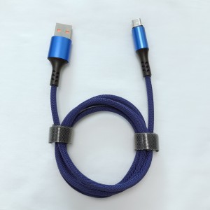 Micrimhilseogra Muirearú Fast Braided le USB 2.0 Cábla Sonraí le haghaidh micrea USB, Cineál C, muirearú lightning iPhone agus info