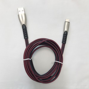 2 Méadar 1.8A Luasmharcaithe Maol Suaite Tí Cóimhiotail Tithíochta Tangle Saor in Aisce Flex lúbthachta USB do mhicrea USB, Cineál C, muirear tintreach iPhone agus sionc