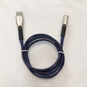 3.8A Cábla Fuaime Maol Sríofa Charbála Tí Cóimhiotail Tithíochta Saor in Aisce Flex lúbthachta le haghaidh micrea USB, Cineál C, muirear lightning iPhone agus info