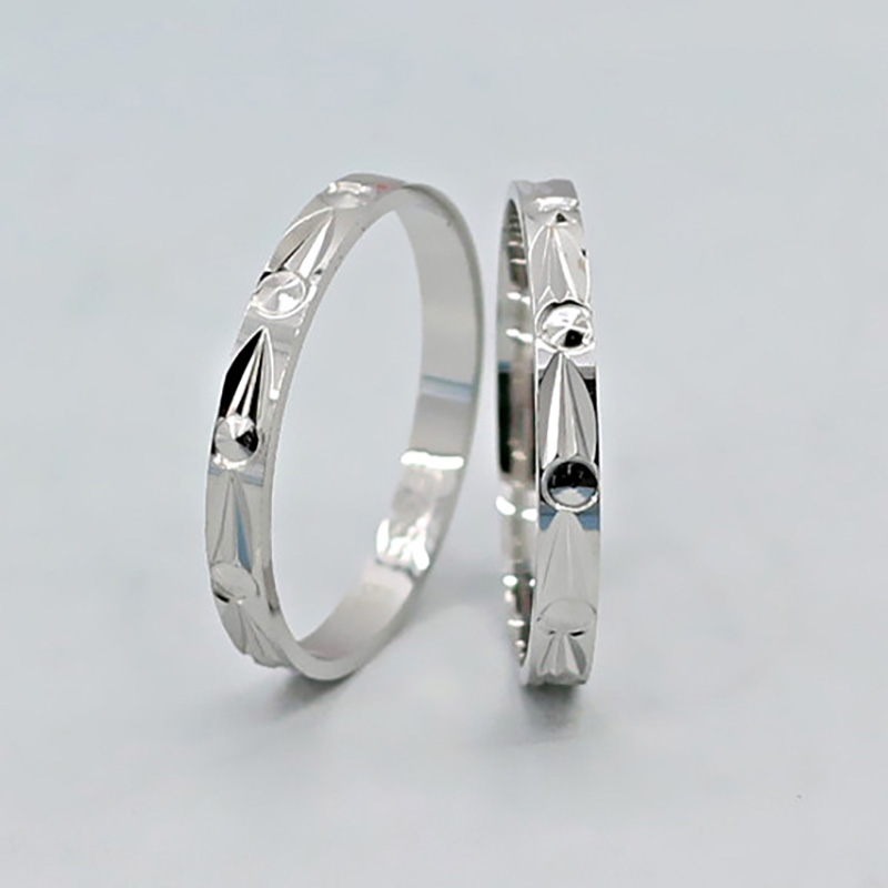S925 Faisean Jewelry Airgid CNC Car Tail Ring Flower Sruthlínithe Jewelry Seapáinis agus Cóiréis
