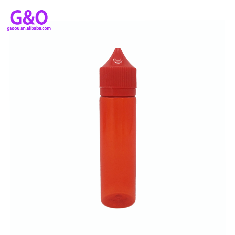 buidéil neamhshnáithíneacha gorilla seacláide 50 ml dropper buidéal plaisteach tip tanaí tanaí buidéal plaisteach dríodair buidéal chuile cúcamar