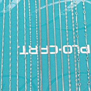 S925 Slabhra Fite Airgid Mórdhíola