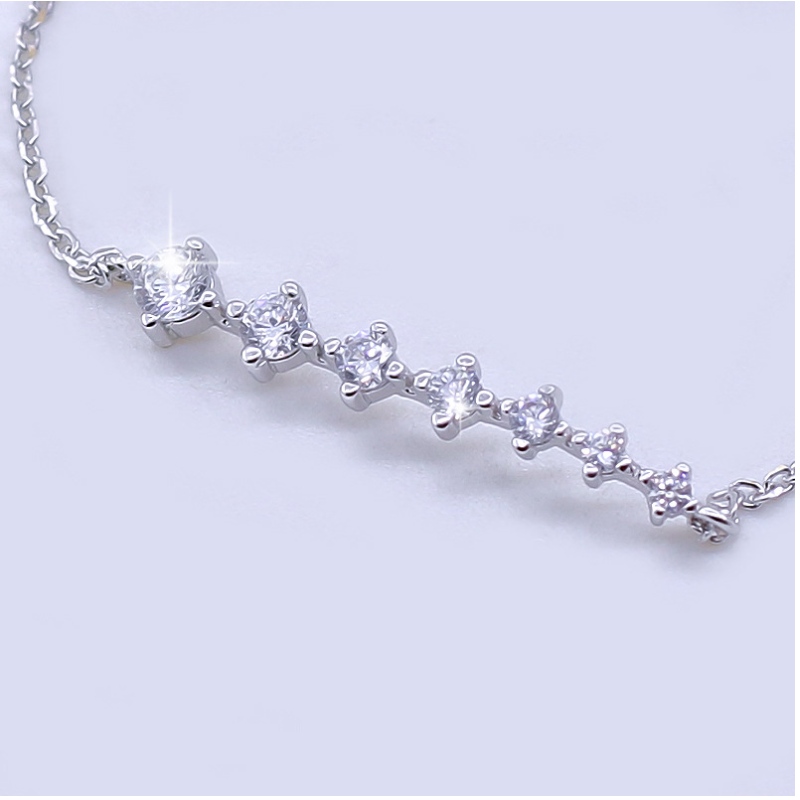 Bracelet Silver 925 Bracelet Crystal Sweet Mná