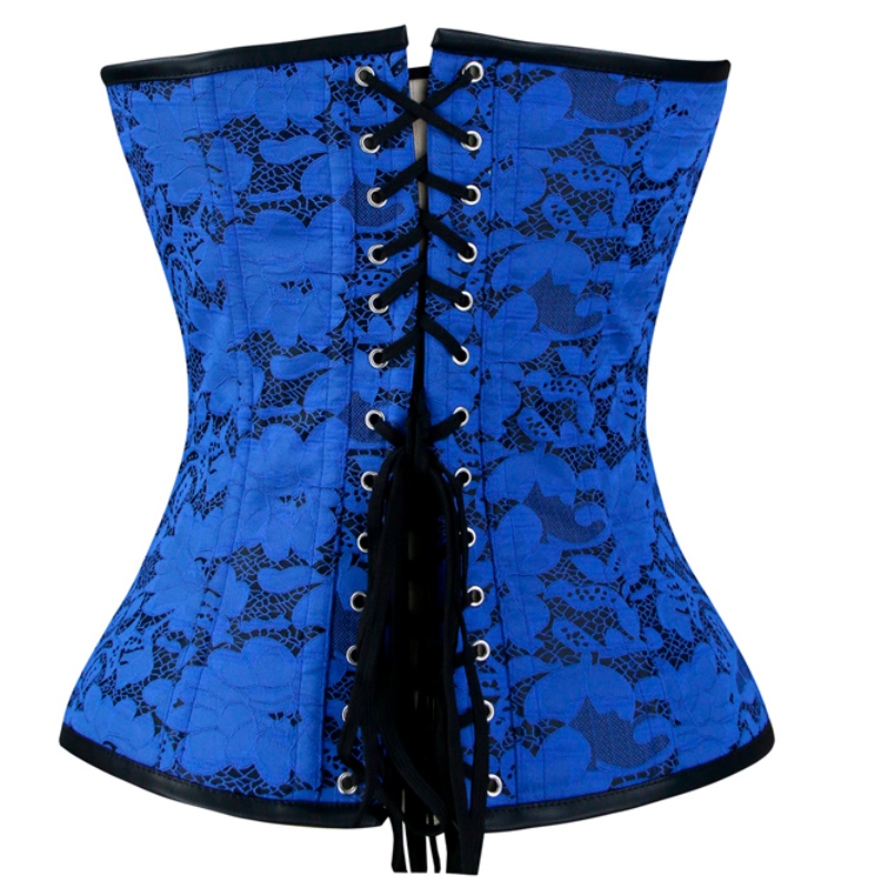 Cruach Strapless Bróg Strapless Cnámh Strapless Crúibe Bláth Cnámha Cistine Overbust Corset N19020