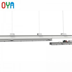 Córas Soilsiú Líneach 40W faoi stiúir Dali Dimmable 1200mm le 7 iarnród rian sreinge
