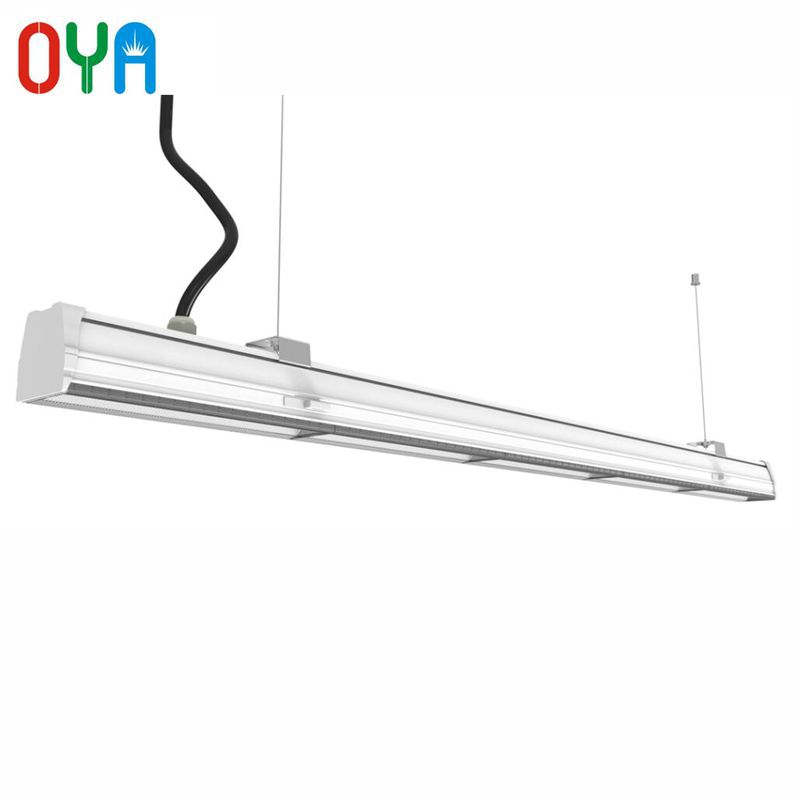 Dali Dimming 60W faoi stiúir Líneach trunk Córas soilsithe 1500mm le 7 Rails trunking sreang