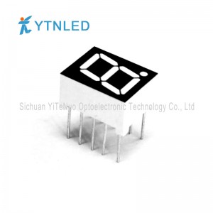 Taispeántas LED 139 7 orlach dearg dearg, feadán digiteach